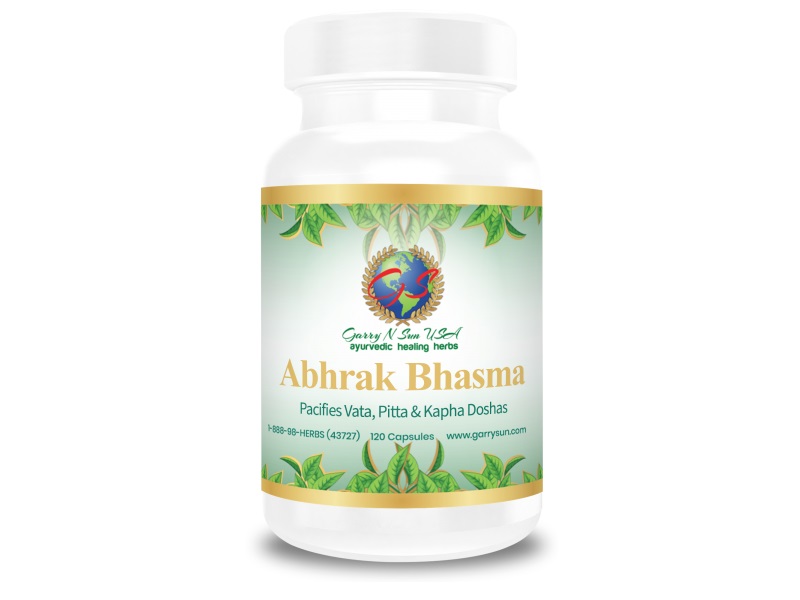 Abhrak Bhasma Ayurvedic Formula 120 Veg Caps #47901 | DesiClik.com, USA